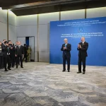 Токаев и Алиев приняли участие в запуске Транскаспийской ВОЛС по дну Каспия